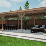 Douglas overkapping, 402 x 981 cm Verando, Pure